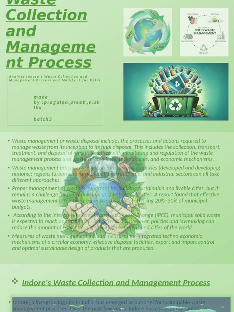 Wastecollection and Management Process | PDF | Waste Management | Waste
