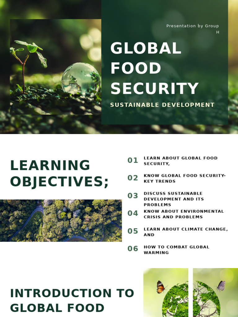 Green Modern Sustainable Development Goals Progress Report Presentation ...