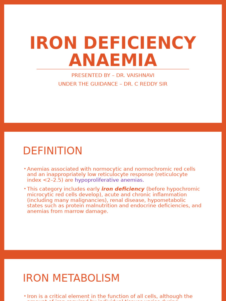 Understanding Iron Deficiency Anemia | PDF | Anemia | Histology