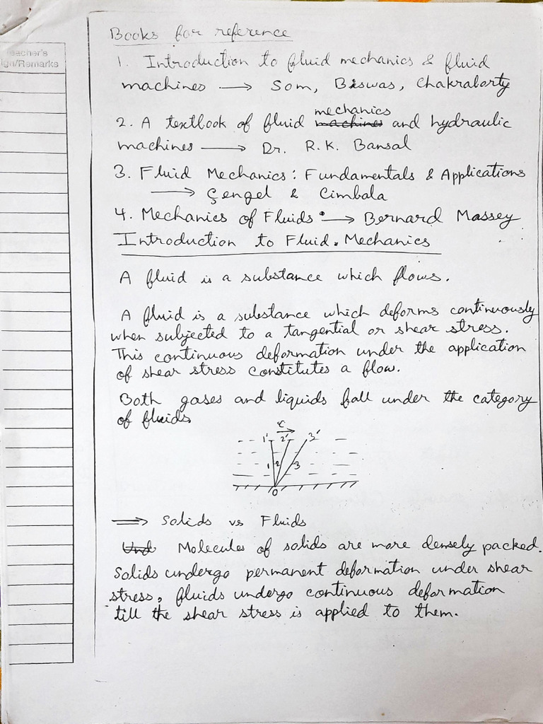 Hydraulics Notes Part-1 | PDF