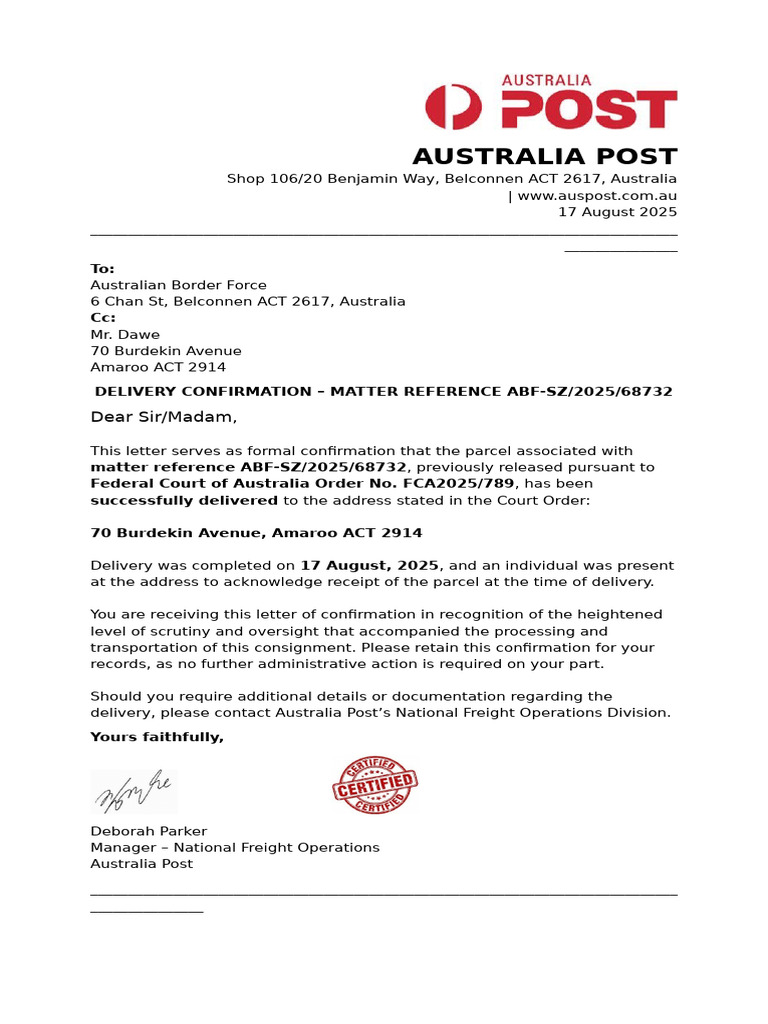 Australia Post | PDF