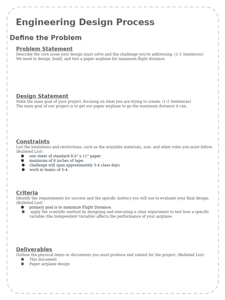 Teagan Liam Eliott Diego EES - Engineering Design Process - Template ...