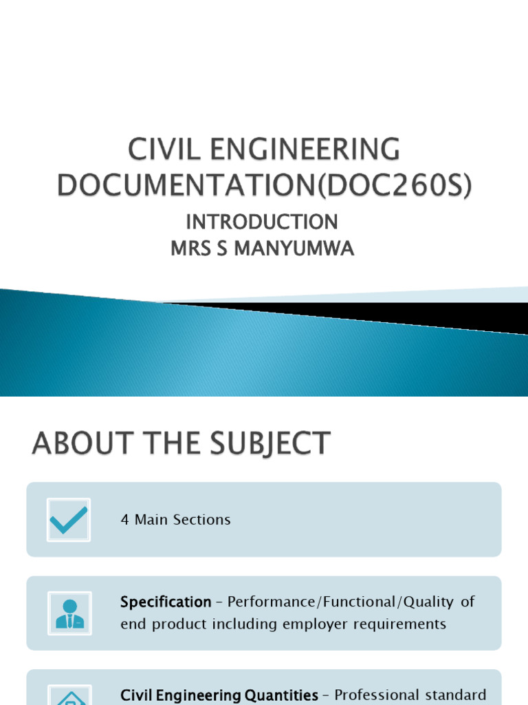 Civil Engineering Contract Management Guide | PDF | Specification ...