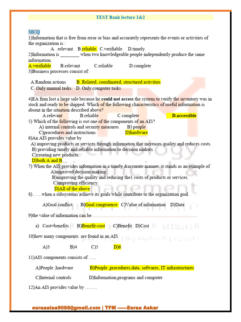 AIS Q | PDF | System | Information