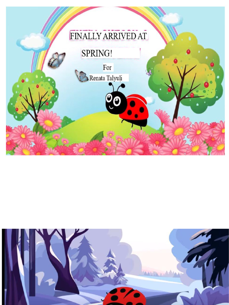 FINALLY SPRING HAS ARRIVED | PDF