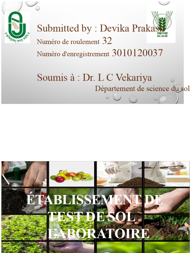 Guide complet sur les tests de sol en laboratoire | PDF | Sol ...