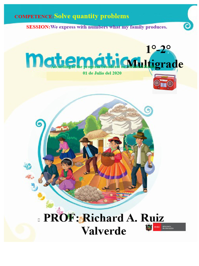 Week 13 Session 1°-2° Mathematics | PDF | Mathematics