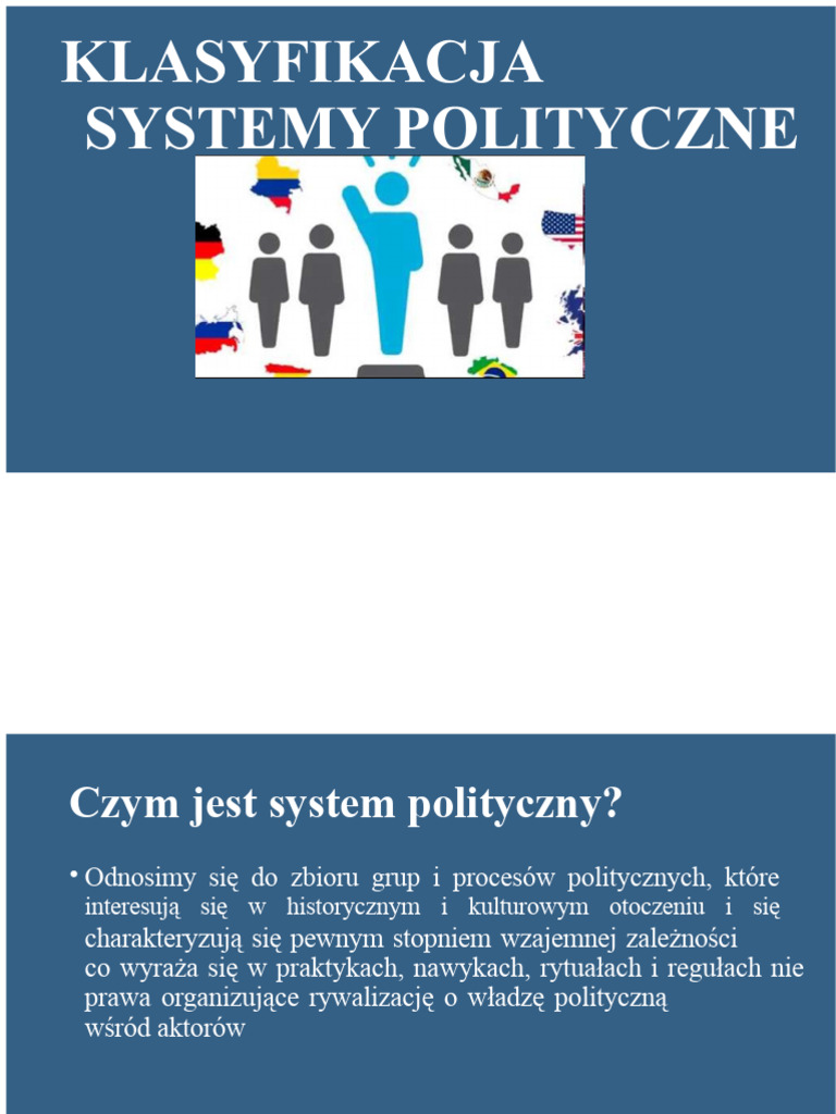 Klasyfikacja Systemów Politycznych | PDF