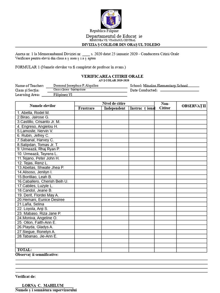 Orv Form | PDF