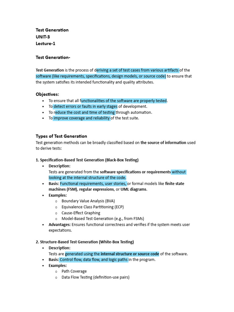 SVVT Unit - 3 | PDF | Regular Expression | Systems Engineering