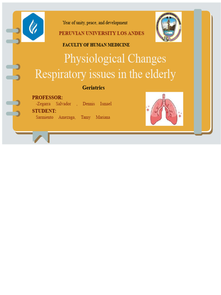 Respiratory Physiological Changes in The Elderly | PDF | Respiratory ...