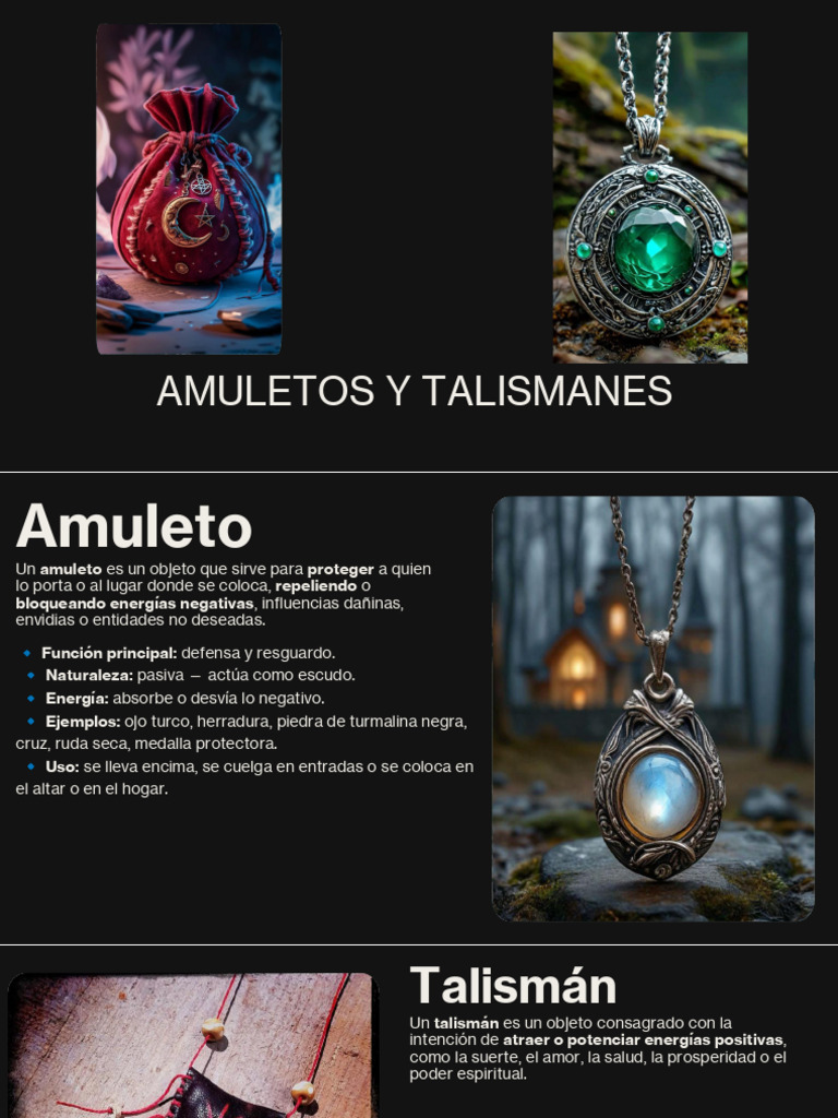 Amuletos y Talismán: Guía de Protección | PDF | Amuleto