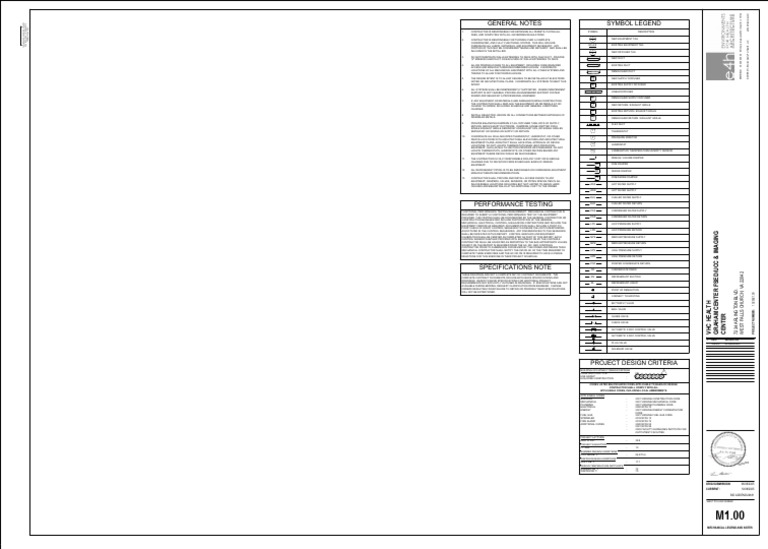 Mechanical Equipment Legend and Notes | PDF | Duct (Flow) | Building ...