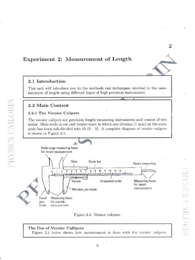 PHY107 Practical Manual | PDF