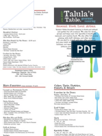 Download Talulas Table Catering Menu May 2012 by jut6633 SN96529612 doc pdf