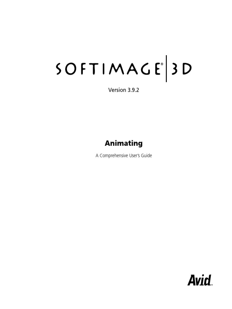 SOFTIMAGE|3D Animation Guide | PDF | Cartesian Coordinate System ...