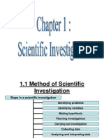 Chapter 1 Scientific Investigation