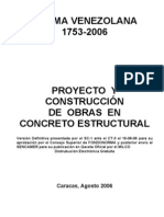 1753-2006 Proyecto y Contruccion de Obras en Concreto