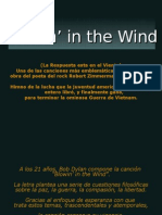 Blowing in The Wind. "La Respuesta en El Viento"