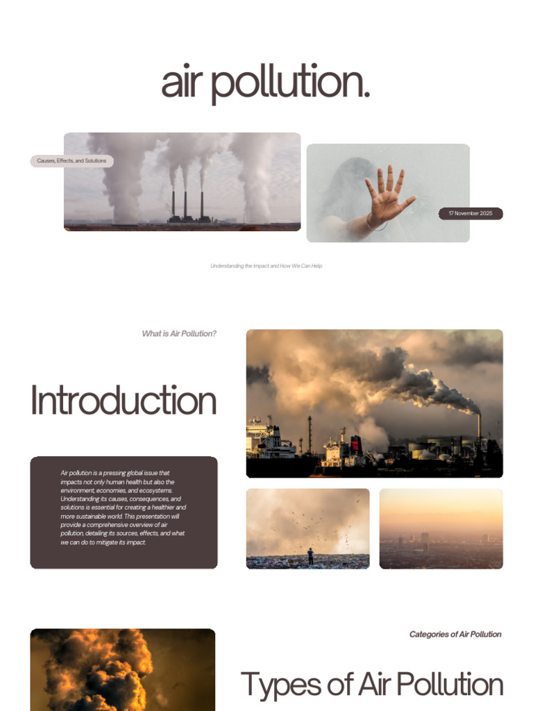 Env Ppt - Air Pollution | PDF | Air Pollution | Pollution