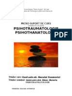 Microsuport de Curs Psihotraumatologie