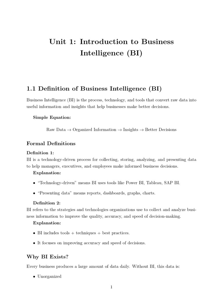 BI (4) | PDF | Business Intelligence | Data Warehouse