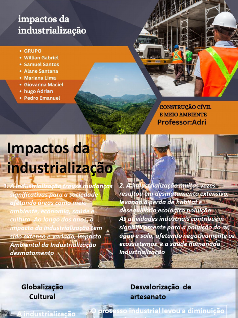 Impactos da Industrialização na Sociedade | PDF | Desmatamento ...