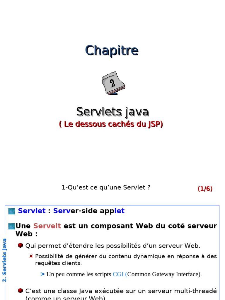 Introduction aux Servlets Java et API | PDF | Java (Langage de ...