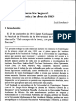 Sobre El Concepto de La Ironía Con Referencia A Sócrates