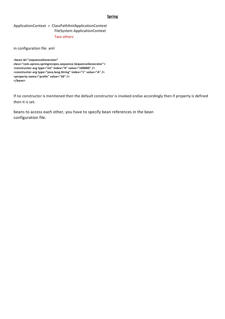 Spring ApplicationContext Configuration | PDF