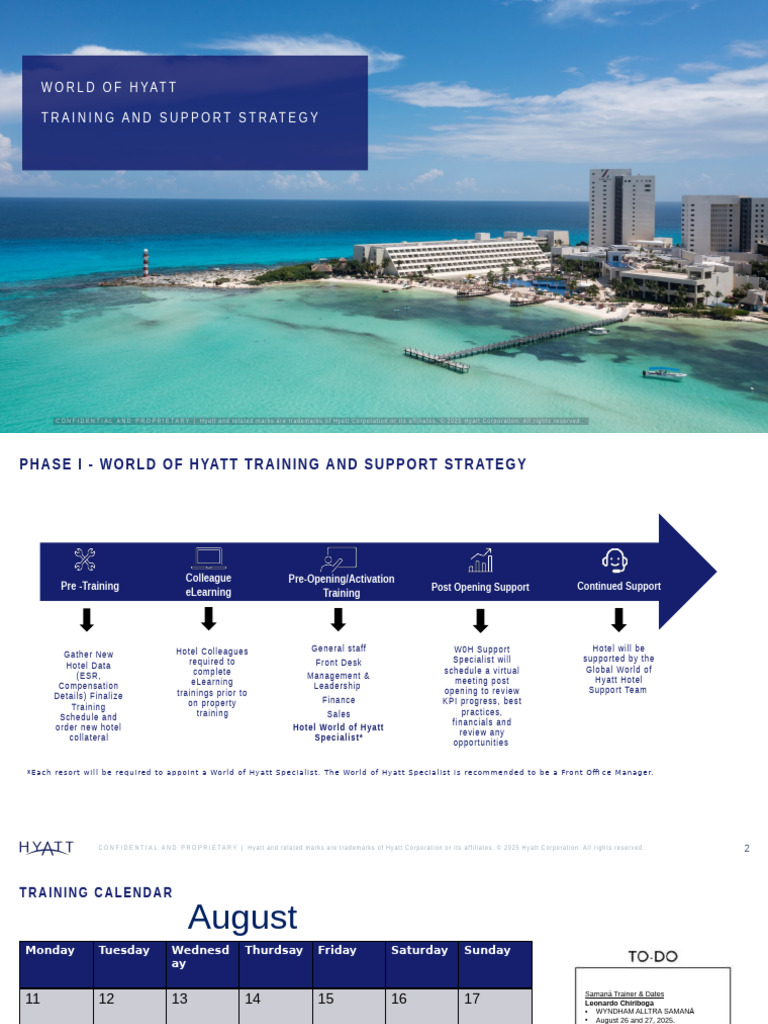 World of Hyatt Training Strategy Guide | PDF | Hotel | Hospitality Industry