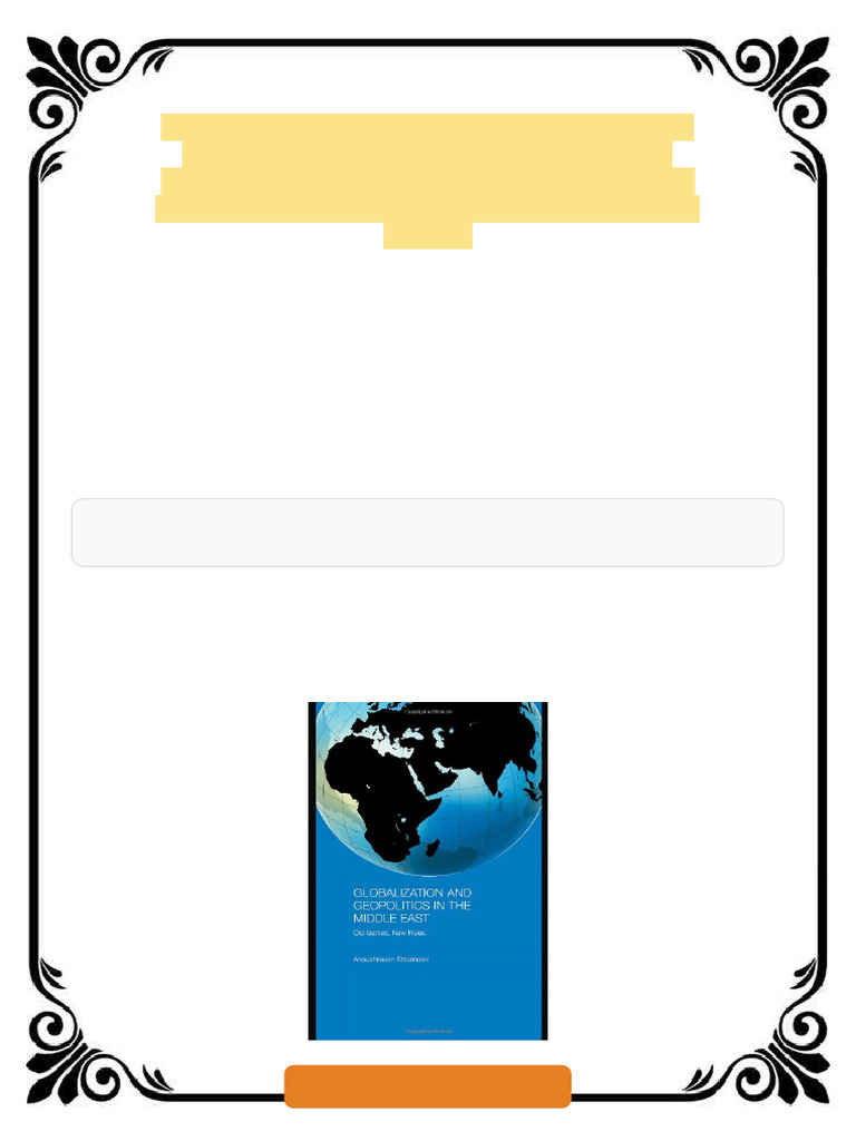 Durham Modern Middle East and Islamic World Series Globalization and ...