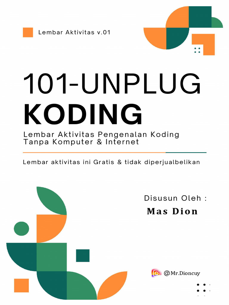 Aktivitas Koding Unplugged untuk Anak | PDF