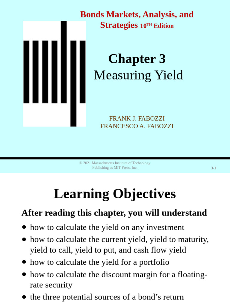 Measuring Yield in Bond Investments | PDF | Yield (Finance) | Bonds ...