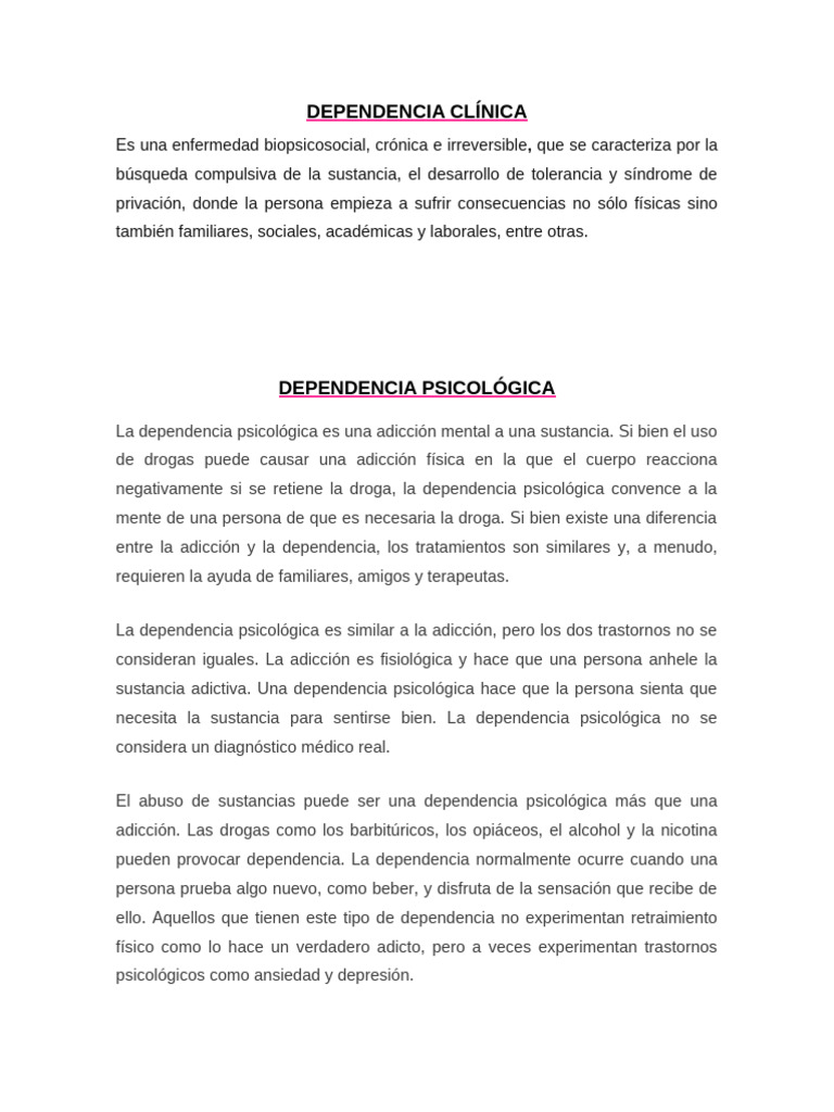 Dependencia de sustancias Descripción general Esta es una afección física.  Es un cambio en su cerebro después de que usted u, image size:768x1024