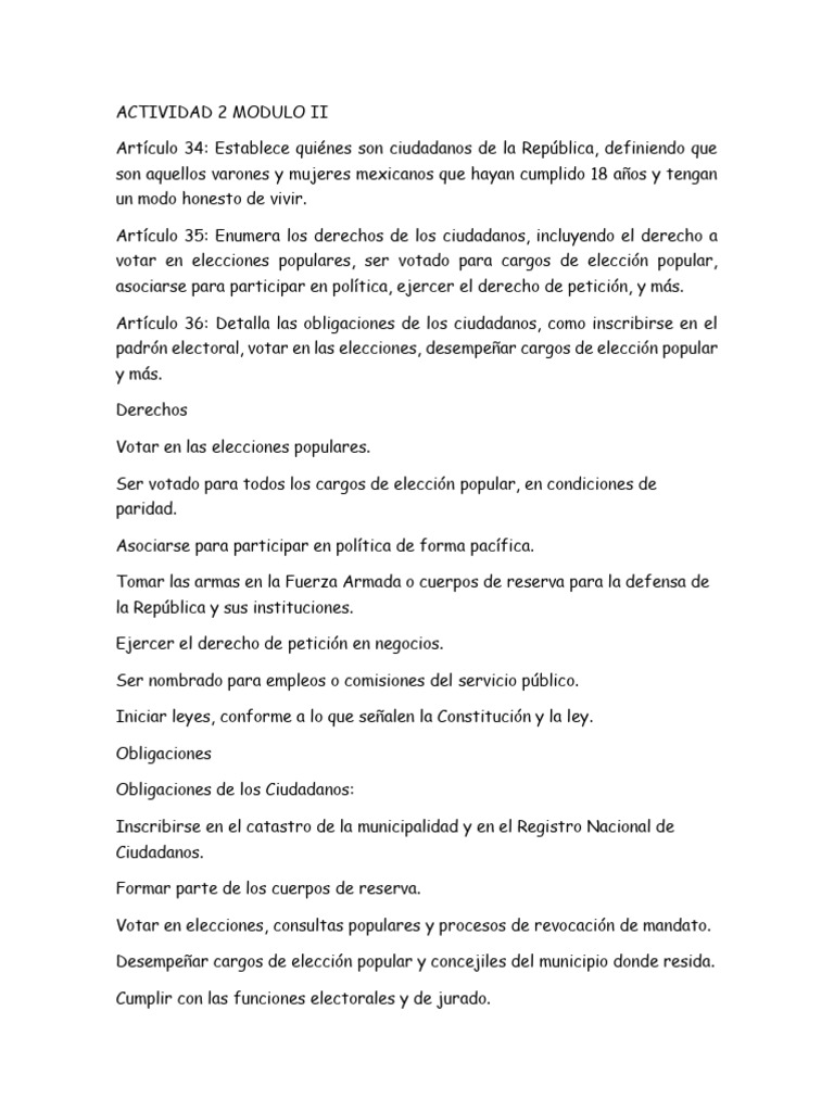 Actividad 2 Modulo II | PDF