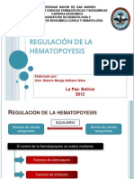 Regulación de La Hematopoyesis