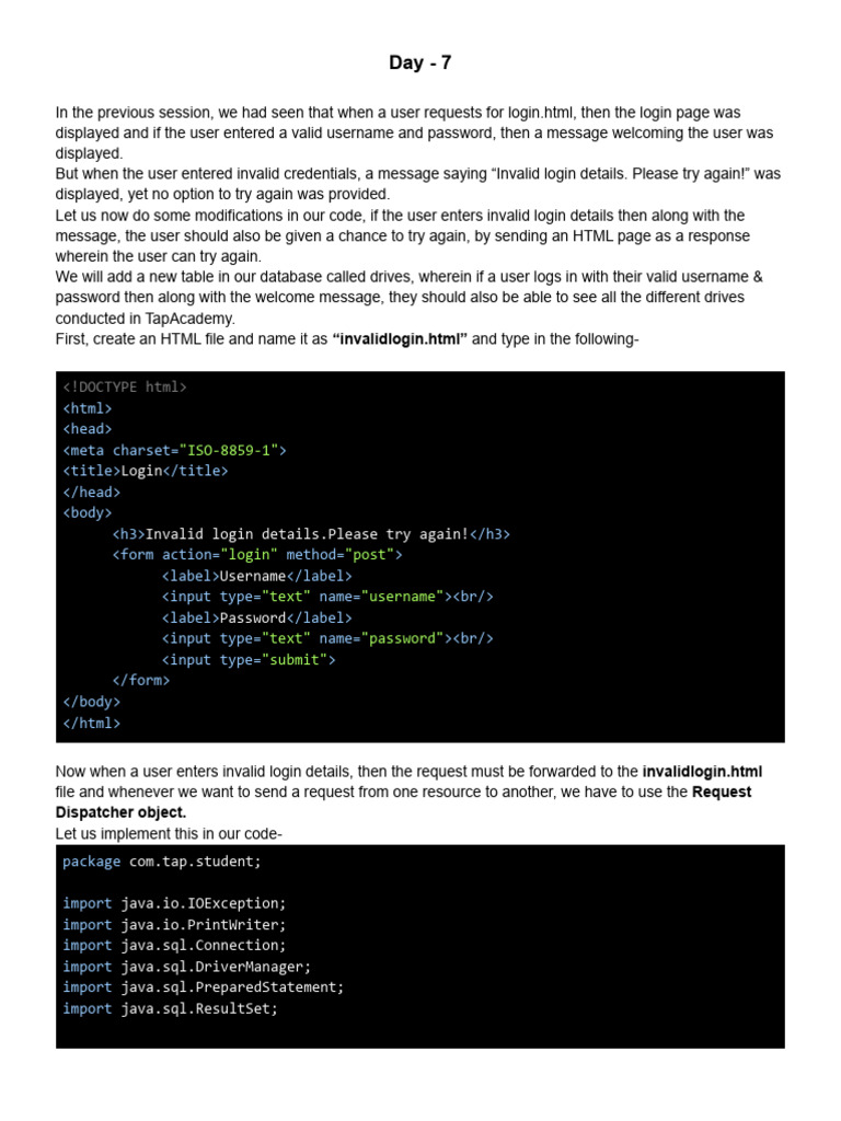 Improve Login Flow with HTML Form | PDF | Login | Data Management