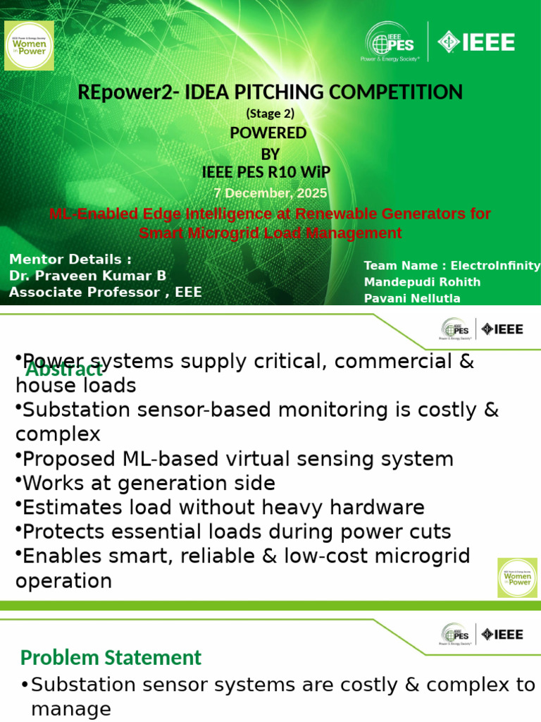 Ieee Pes Wip Repower 2 Vce | PDF