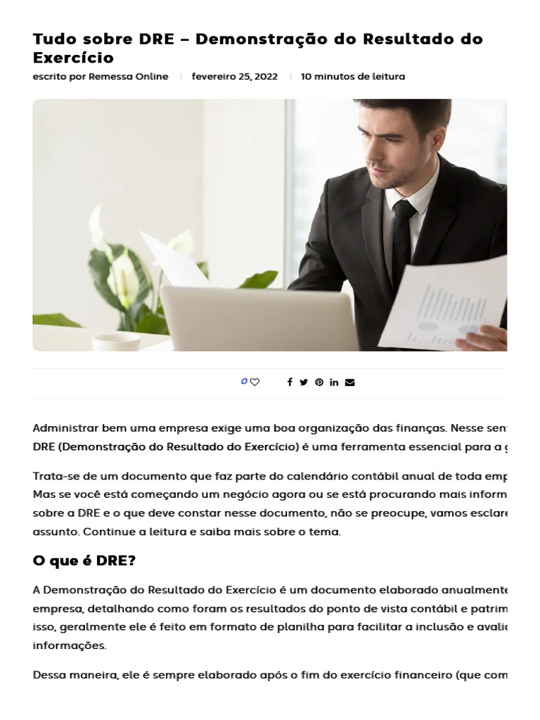 Entenda a DRE: Guia Completo | PDF