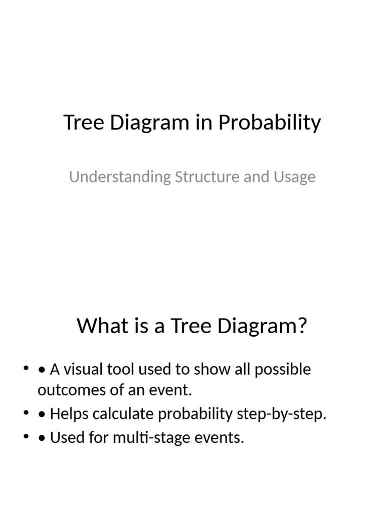 Tree Diagram Presentation | PDF