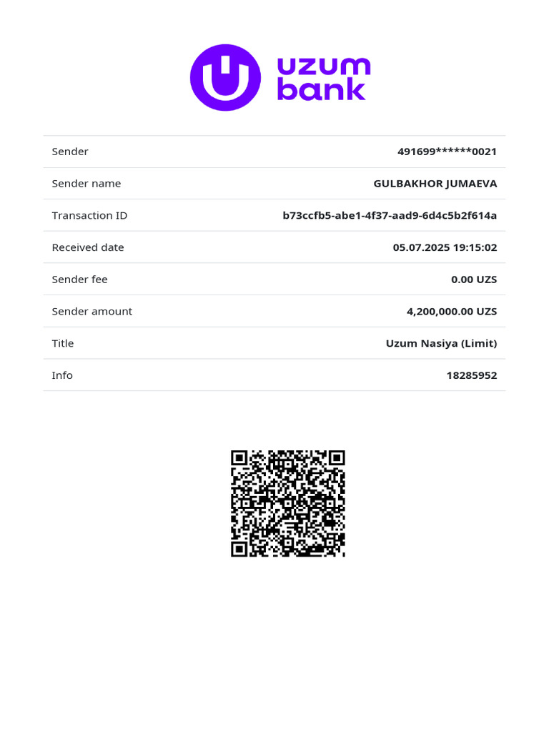 Sender Sender Name Transaction ID Received Date Sender Fee Sender ...
