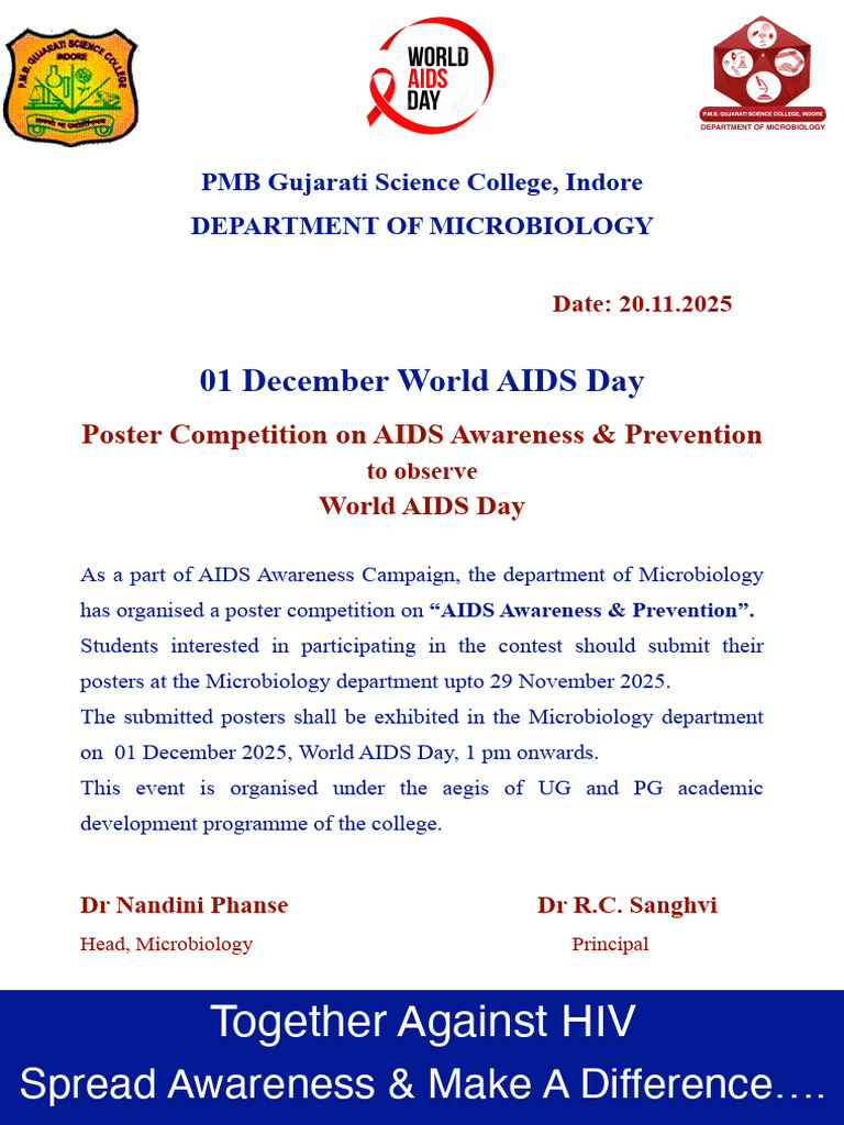 AIDS Awareness Poster Competition 2025 | PDF