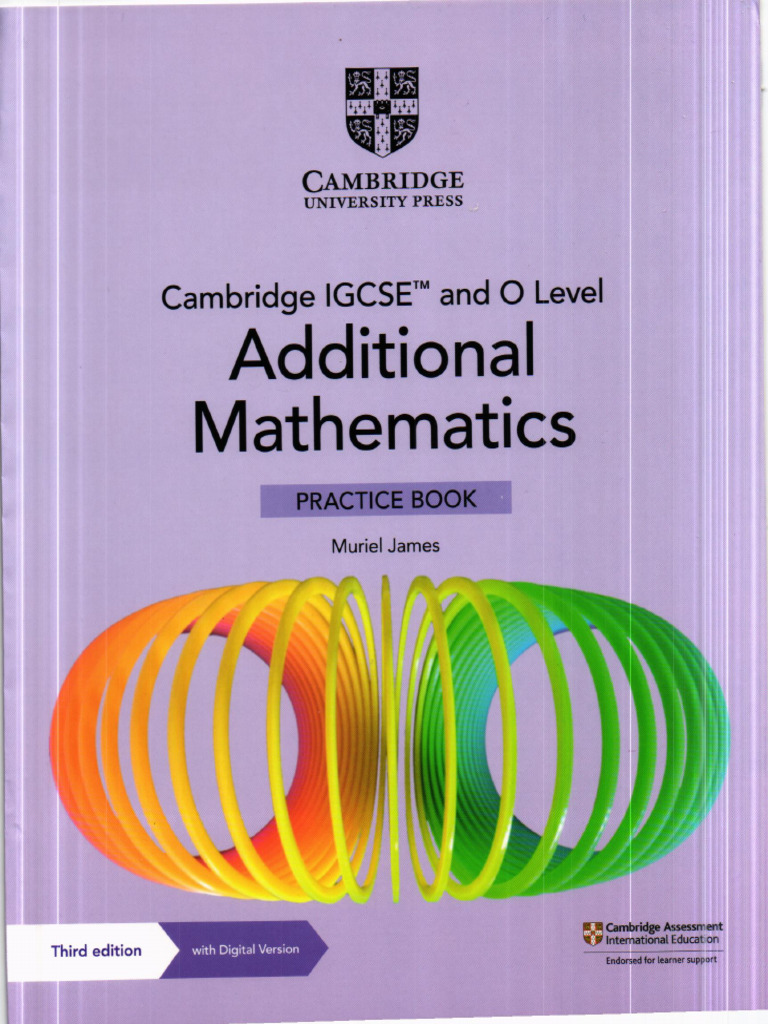 Cambridge IGCSE Additional Mathematics Practice | PDF | Function ...