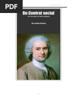 Du Contrat Social ( JJ Rousseau )