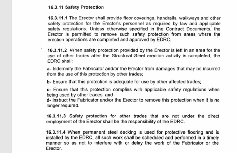 EDRC Shall:: Erector | PDF