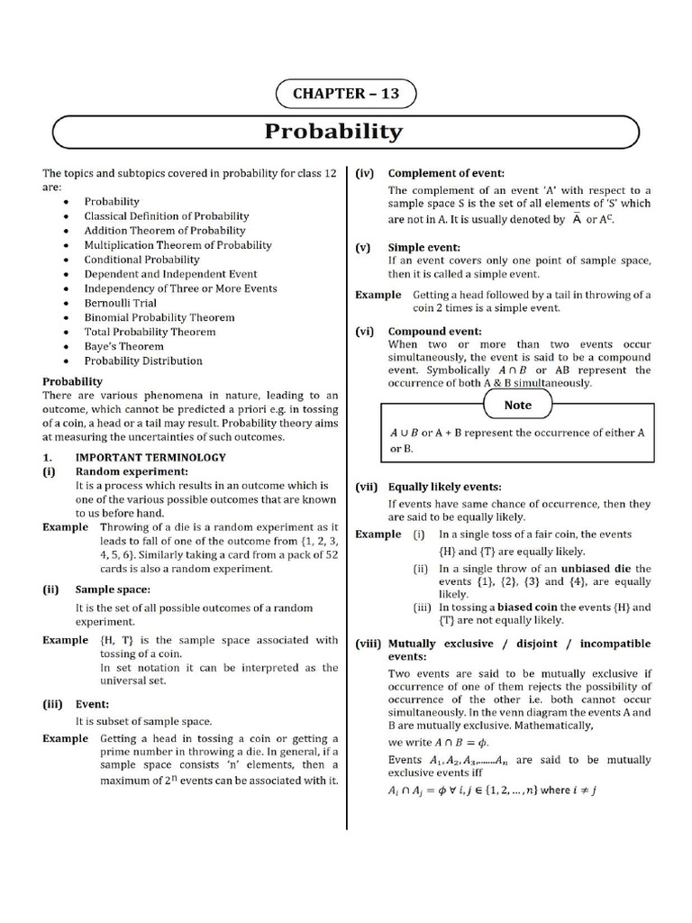 Probability | PDF