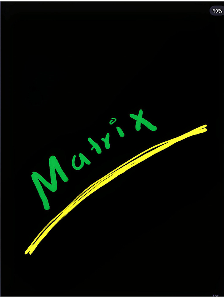 Matrix - 1 》 Note | PDF