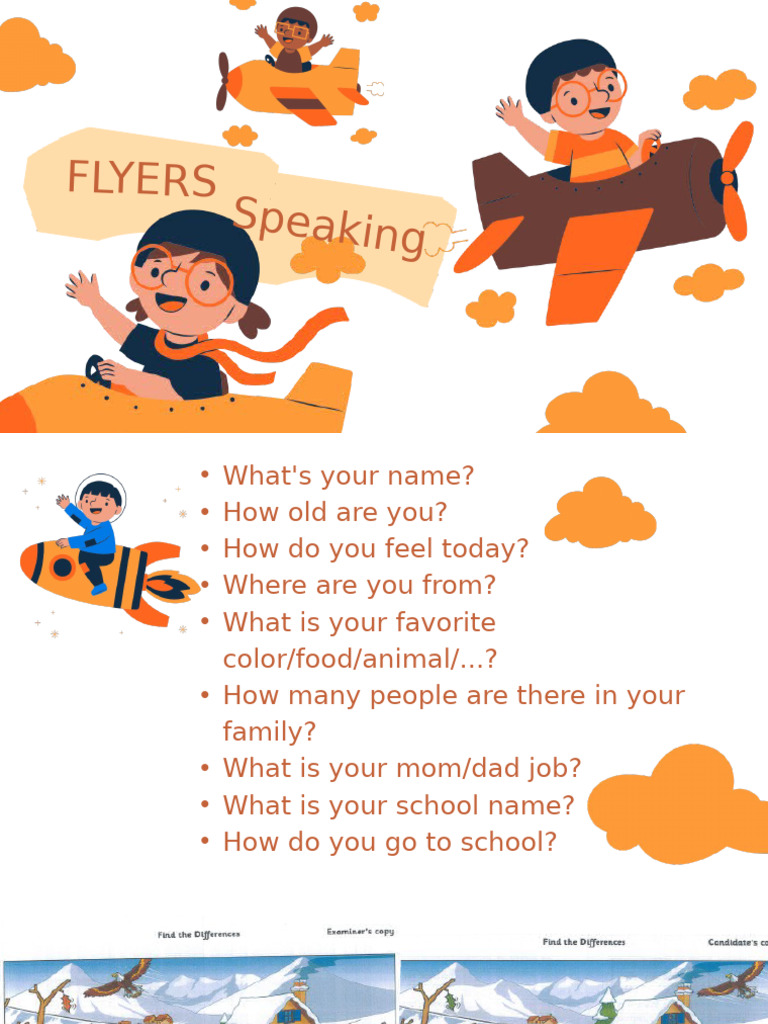 Basic Conversation Starters for Kids | PDF