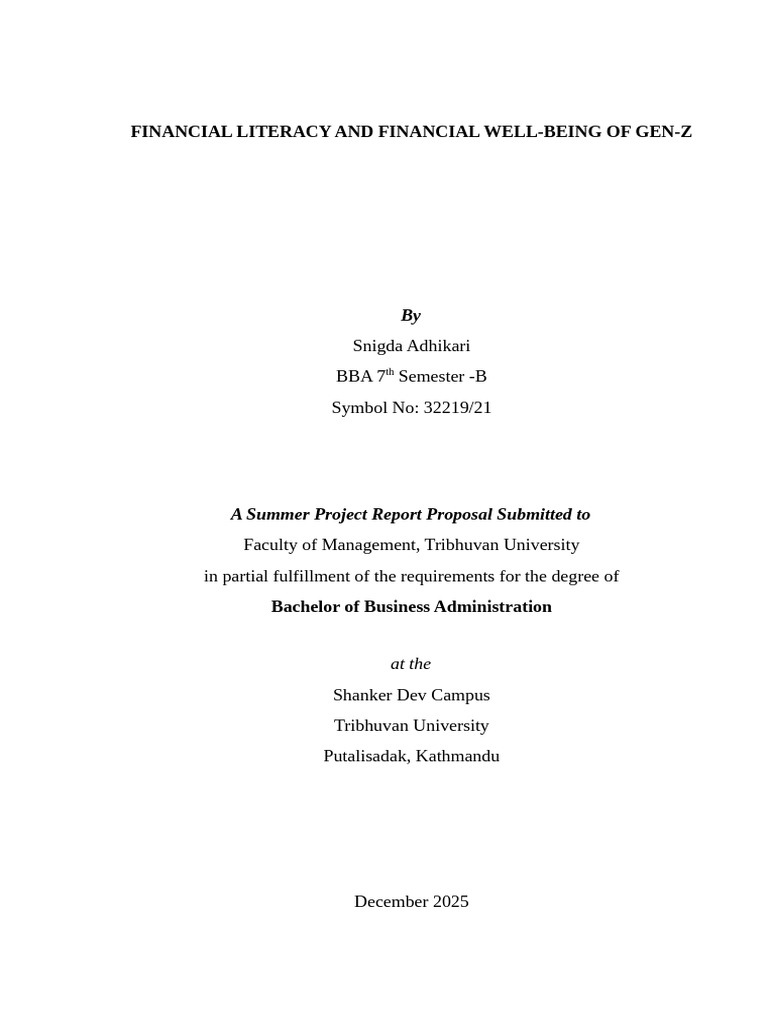 Financial Literacy 66666666 | PDF | Survey Methodology | Statistics